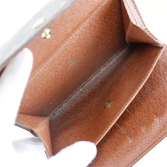 AUTHENTICITY GUARANTEED LOUIS VUITTON Porto Tresol Etui Papie Tri-fold wallet - Picture 9 of 10